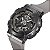 Relógio G-SHOCK adulto unissex, na cor cinza/preto translúcido, com moldura preta ionizada e design Midnight Fog. Fog Gm-110mf-1adr - Imagem 1