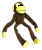 Macaco De Pelúcia Com Som - Imagem 1