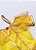 Vestido de Princesa Infantil  Bela Amarelo - Fantasia - Imagem 3