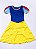 Vestido de Princesa Infantil  - Branca de Neve Fantasia - Imagem 1