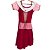 Vestido de Princesa Infantil Aurora Rosa - Fantasia - Imagem 4