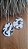 Brinco Polimerclay Zebra - Imagem 2