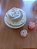 Bowl em Cimento com Tampa Terrazzo Floral - Imagem 1