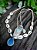 Choker Gargantilha com Concha Búzio e Pedra Natural - Imagem 1