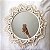 espelho de parede decorativo boho de macrame - Imagem 6