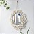 espelho de parede decorativo boho de macrame - Imagem 14
