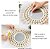 espelho de parede decorativo boho de macrame - Imagem 21