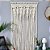 Cortina boho de macramê artesanal decoração elegante - Imagem 3