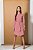 Vestido chemise listrado feminino - Imagem 1