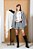 Short alfaiataria pied de poule feminino - Imagem 3