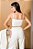 Top cropped de linho feminino - Imagem 4