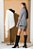 Blazer alongado pied de poule feminino - Imagem 3