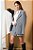 Blazer alongado pied de poule feminino - Imagem 1