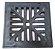 Ralo Grelha De Pvc 40x40 Concavo C/ Aro - Imagem 1