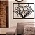 Árvore Coração decoração em mdf - Imagem 1
