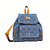 Mochila Jeans Média tipo Bucket - Imagem 1