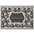 TAPETE KP CLEANKASA ENTRADA FLORAL BRANCO 40CM X 60CM - Imagem 1