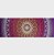 TAPETE KP YOGAKAP TEMAS MANDALA COLOR COM ALCA 60CM X 1,66M - Imagem 1