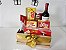 Caixa Natalina com Vinho, Petiscos e Chocolate - Imagem 1