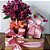 Caixa de Aniversário com Bouquet de Astromélia - Imagem 1