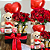 Box Rosas, pelúcia e chocolates - Imagem 1