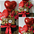Box Rosas, coração pelúcia e chocolates - Imagem 1