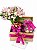Caixa de Aniversário com Bouquet de Astromélia - Imagem 1
