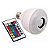 Lâmpada Musical Caixa Som 12w Bluetooth Luz Led RGB com Controle - Imagem 2