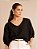 Blusa Patricia Tela Bordada Preta - Imagem 1