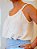Blusa Karen Voil Devorê com Trança Off White - Imagem 2