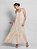Vestido Darlene Chifon Devorê Pérola - Imagem 1