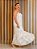 Vestido Darlene Chifon Devorê Pérola - Imagem 8