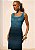 Vestido Rayane em Tricot Degradê Azul - Imagem 8