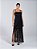 Vestido Karla Midi com Franja Bordado Preto - Imagem 3
