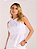 Blusa Elizabete Tricoline Branca - Imagem 1