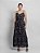 Vestido Eliety Midi Laise Richilieu Preto - Imagem 1