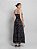 Vestido Eliety Midi Laise Richilieu Preto - Imagem 2