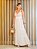 Vestido Maya Crepe Bege - Imagem 5