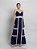 Vestido Maya Crepe Marinho - Imagem 1