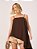 Blusa Debora Crepe Fluido Marrom - Imagem 3