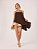 Blusa Debora Crepe Fluido Marrom - Imagem 5