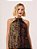 Vestido Lorena Chifon Fluido Assimétrico Estampado - Imagem 3