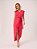 Vestido Karina Midi de Linho Cambraia Vermelho - Imagem 2