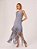 Vestido Rayza Tricot Bandage Prata - Imagem 1