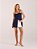 Blusa Catarina Acetinada Azul - Imagem 4