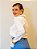 Camisa Marilucy Acetinada Off White - Imagem 4