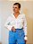 Camisa Marilucy Acetinada Off White - Imagem 6