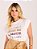 T-shirt Livia Malha Off White - Imagem 1