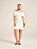 Vestido Fernanda Curto Crepe com Babado Off White - Imagem 4