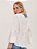 Blusa Bata Bella Tricoline Nesga Off White - Imagem 2